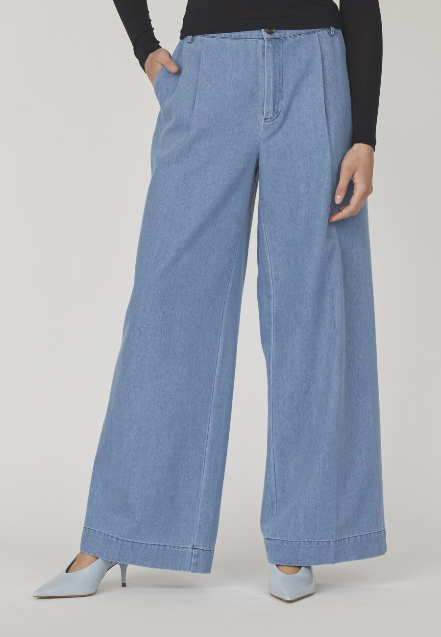 Love & Divine pants with stones navy