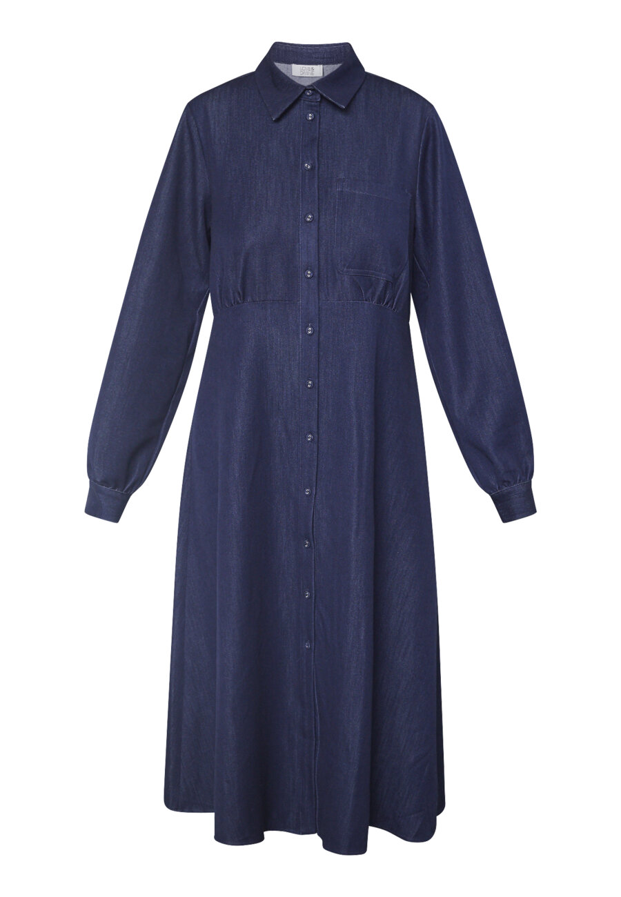 Love & Divine dress Choko-blue